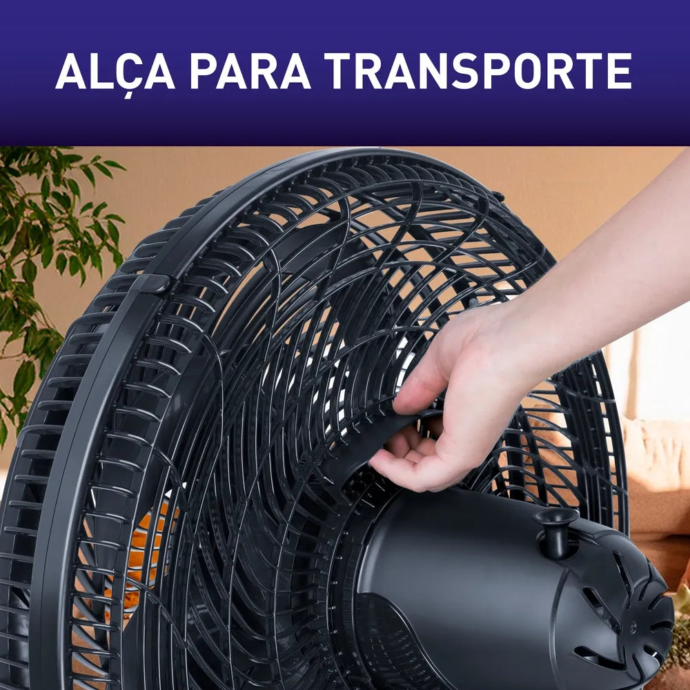 Ventilador de Mesa 40cm X-TREME 9 Pás, 4 Vel, 160W VE94