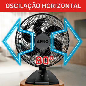 Ventilador de Mesa Essential 40cm, 6 Pás 140W VE2E