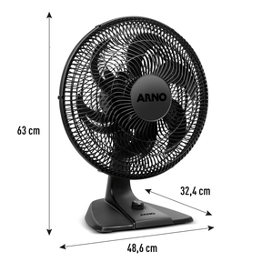 Ventilador de Mesa Essential 40cm, 6 Pás 140W VE2E