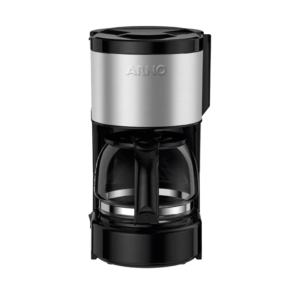 Cafeteira Filtro Perfectta Inox com 600ml de Capacidade e Jarra de Vidro CFPI