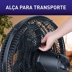 Ventilador de Mesa 40cm X-TREME 9 Pás, 4 Vel, 160W VE94