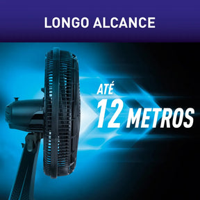 Ventilador de Mesa 40cm X-TREME 9 Pás, 4 Vel, 160W VE94